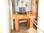Hot water heater leak