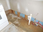 Residential pipe under slab break