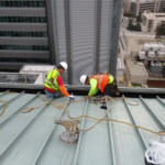 Commercial gutter leak repair