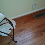 Water coming up through wodd floor
