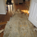 Water supply line leak