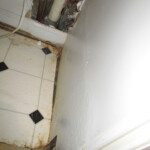 Water supply line leak