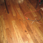 Water supply line leak