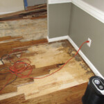 Water supply line leak