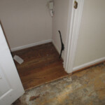 Water supply line leak