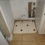 Water supply line leak