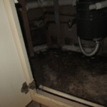 Water supply line leak