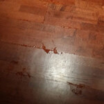 Water through floor